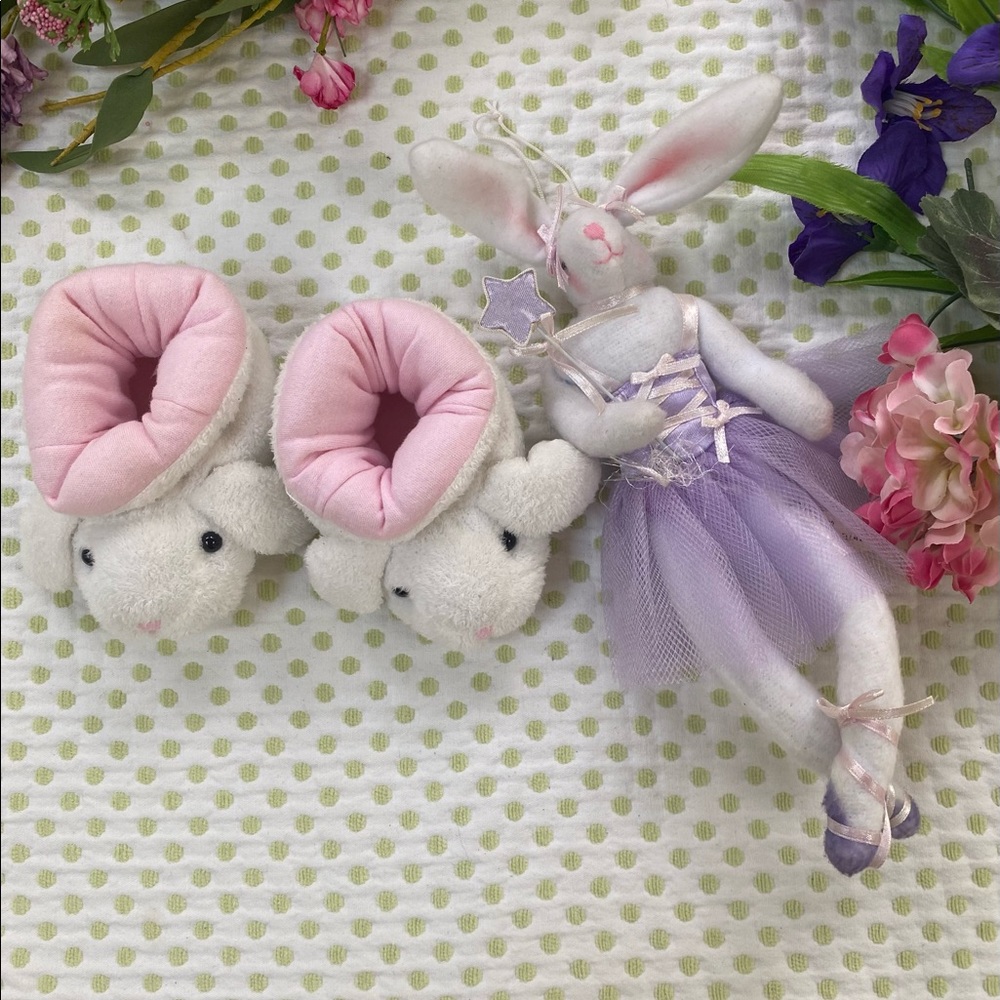 Baby Booties & Bunny